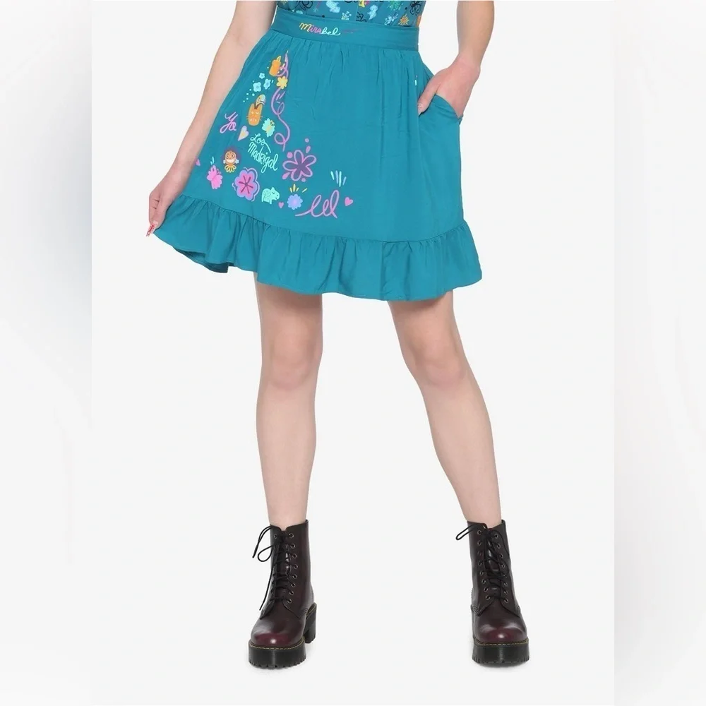 Hot Topic Disney Encanto Mirabel Skirt - New - Size 22/24 (3)